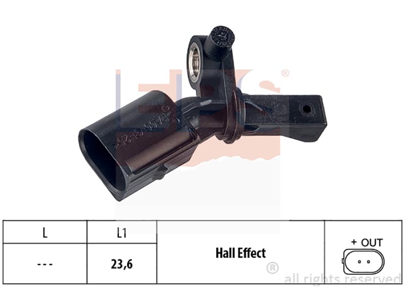 Wheel speed sensors