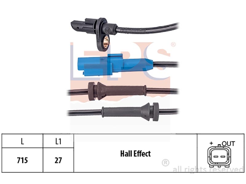 Wheel speed sensors