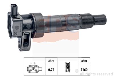 EPS 1.970.492 / Bobina d'accensione Made in Italy - OE Equivalent