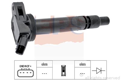 EPS 1.970.537 / Bobina d'accensione Made in Italy - OE Equivalent