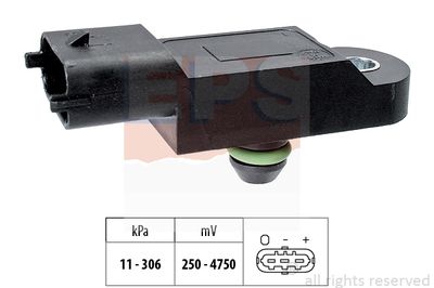 EPS 1.993.121 / Sensore pressione aria, Aggiustaggio altimetrico Made in Italy - OE Equivalent