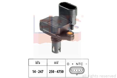 EPS 1.993.125 / Sensore pressione aria, Aggiustaggio altimetrico Made in Italy - OE Equivalent