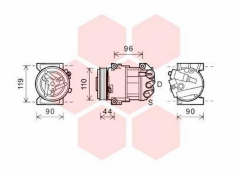 Air conditioning compressor