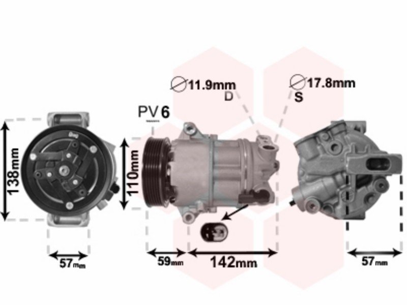 Air conditioning compressor