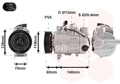 Air conditioning compressor