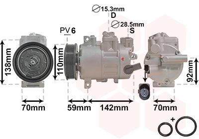 Air conditioning compressor