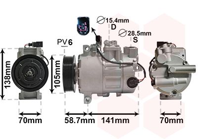 Air conditioning compressor