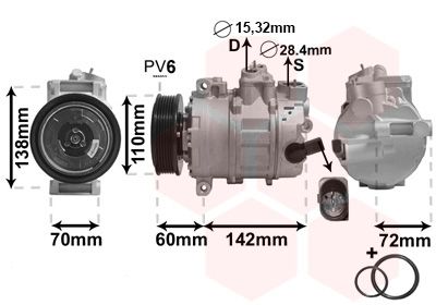 Air conditioning compressor