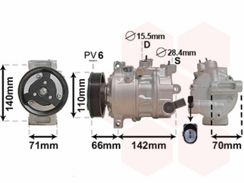 Air conditioning compressor