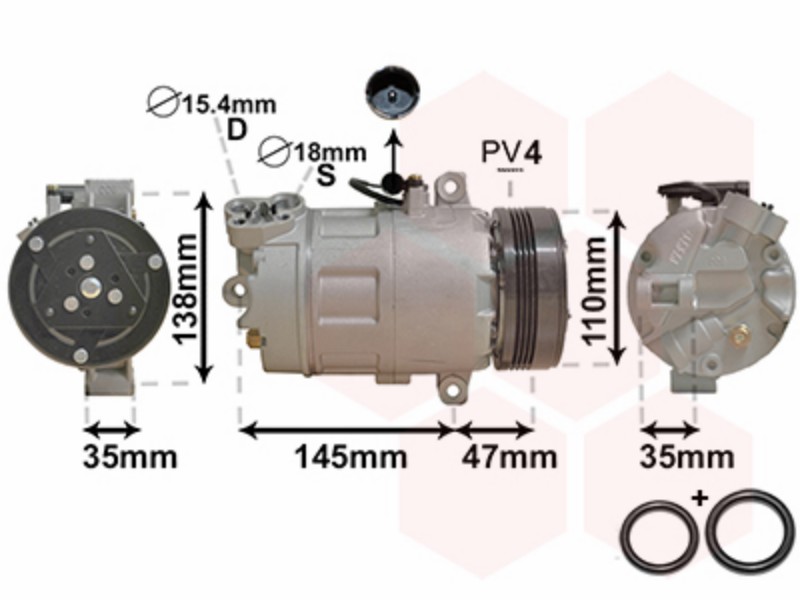 Air conditioning compressor
