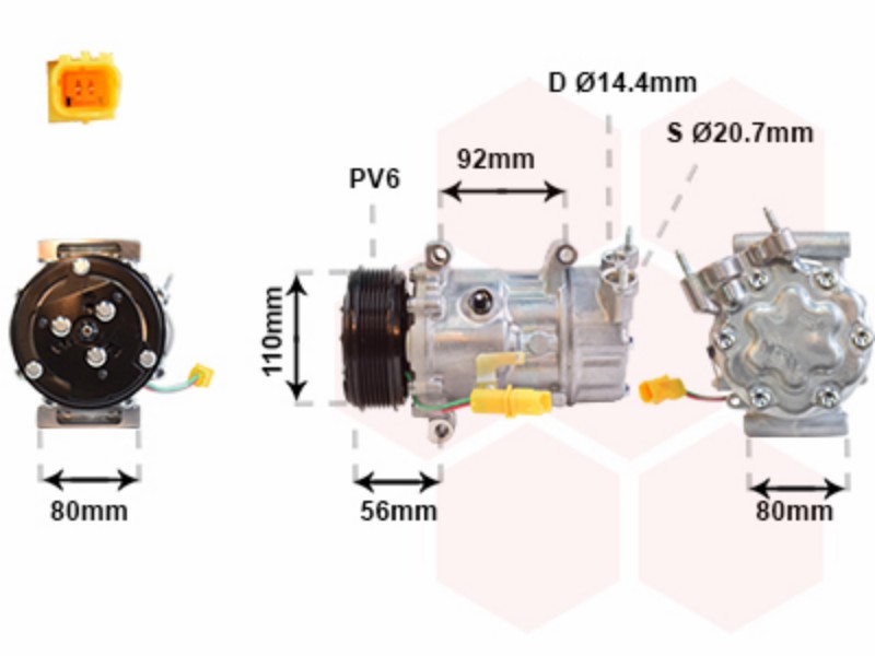 Air conditioning compressor