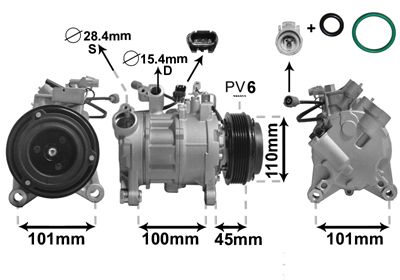 VAN WEZEL 0600K499 / Compressore, Climatizzatore *** IR PLUS ***
