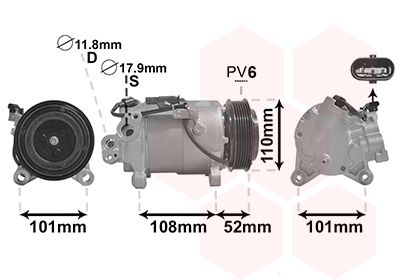 Air conditioning compressor
