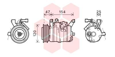 Air conditioning compressor
