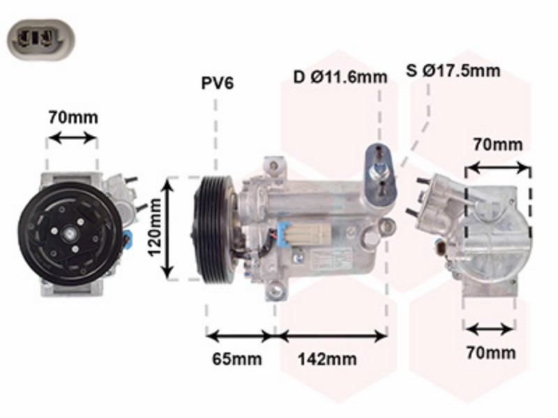 Air conditioning compressor