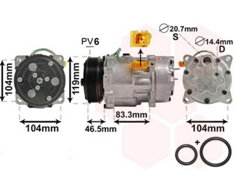 Air conditioning compressor