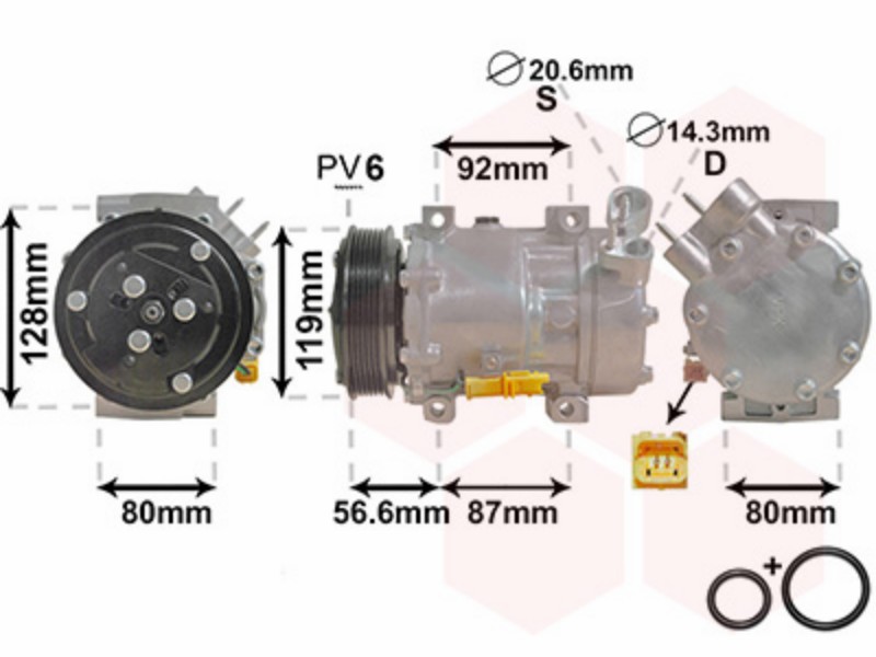 Air conditioning compressor