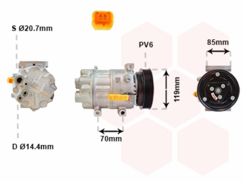 Air conditioning compressor