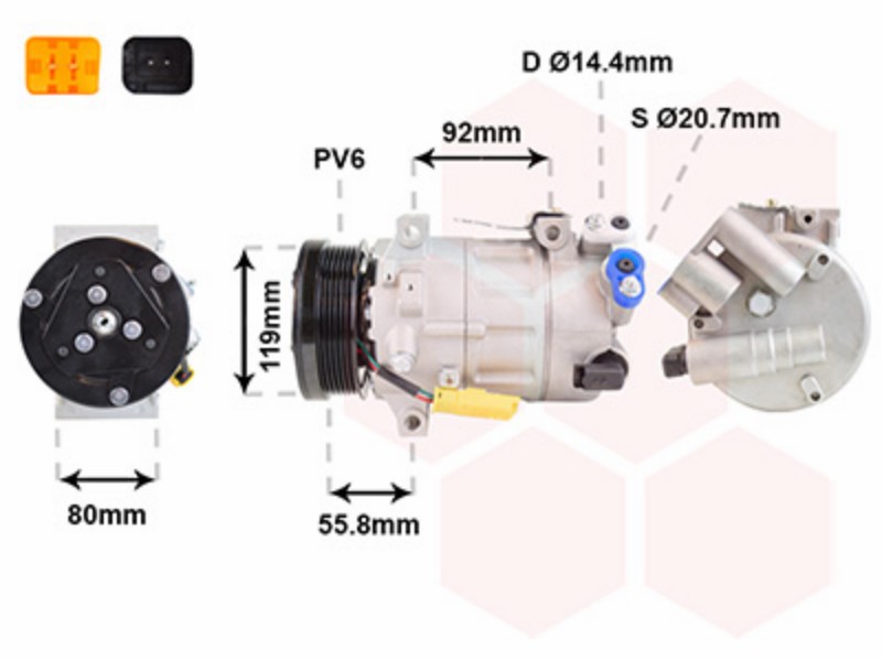 Air conditioning compressor