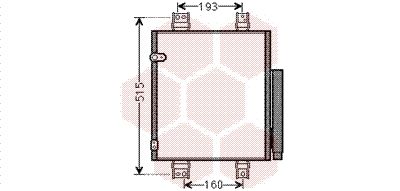 VAN WEZEL 11005062 / Condensatore, Climatizzatore