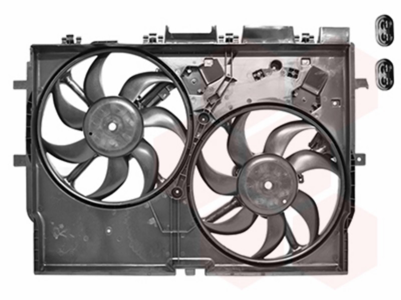 Ventilatore doppio completo