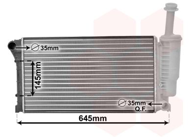 VAN WEZEL 17002335 / Radiatore, Raffreddamento motore