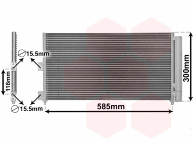 Condenser with dryer