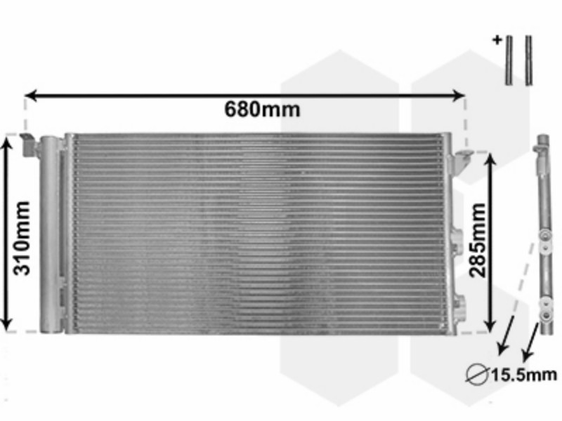 Condenser with dryer
