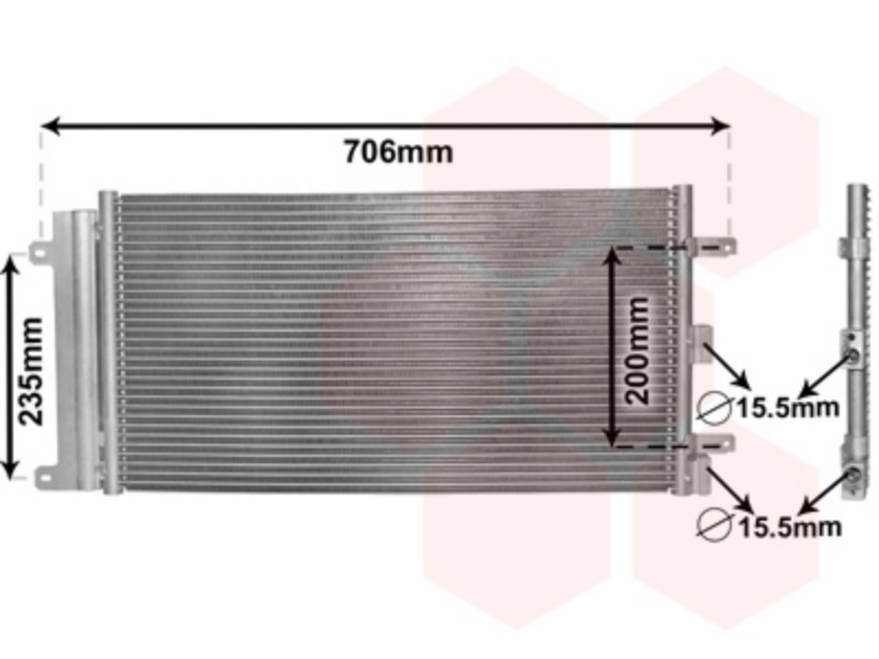 Condenser with dryer