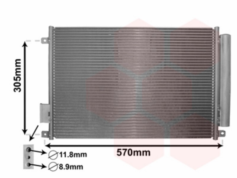 Condenser with dryer