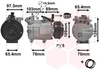 VAN WEZEL 1800K391 / Compressore, Climatizzatore *** IR PLUS ***