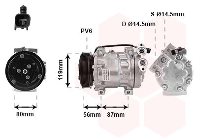 Air conditioning compressor