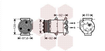 VAN WEZEL 1800K430 / Compressore, Climatizzatore