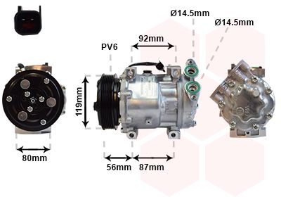 Air conditioning compressor