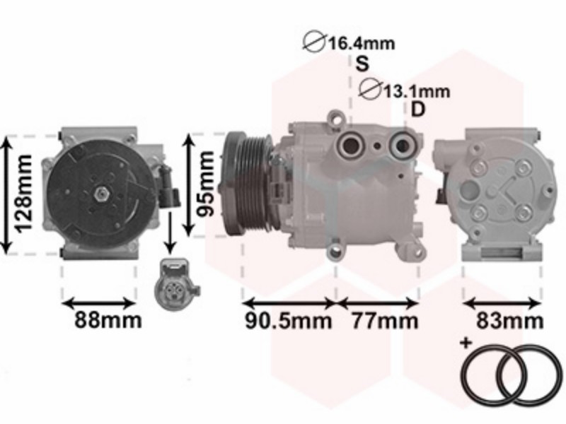 Air conditioning compressor