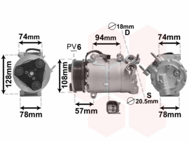 Air conditioning compressor