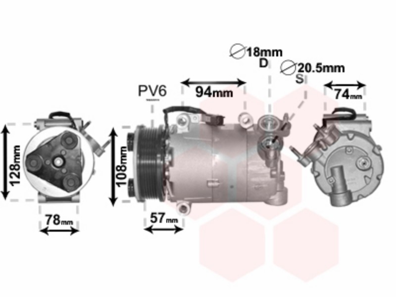 Air conditioning compressor