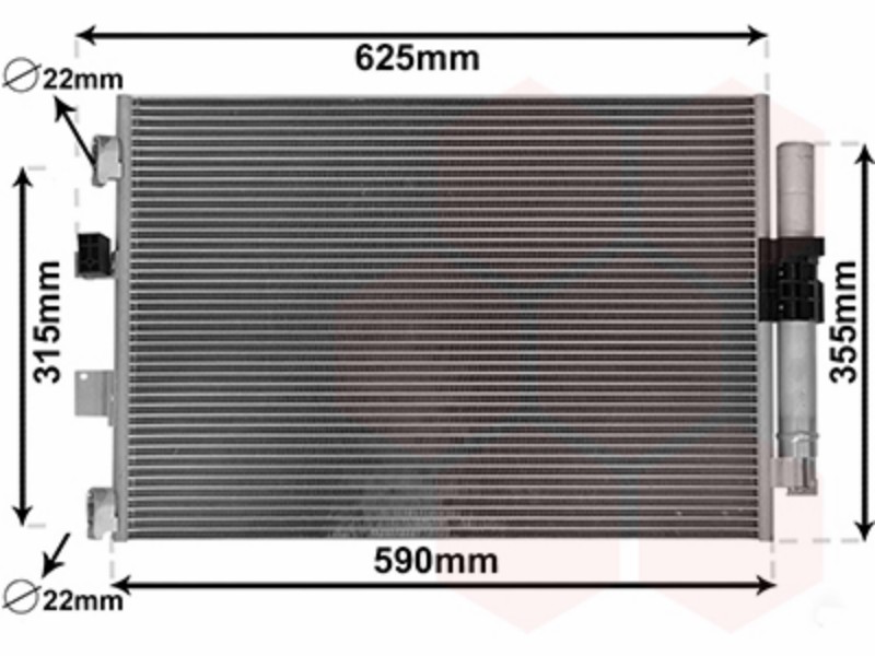 Condenser with dryer