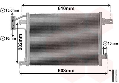 VAN WEZEL 21005049 / Condensatore, Climatizzatore