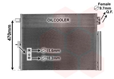 VAN WEZEL 21005061 / Condensatore, Climatizzatore *** IR PLUS ***