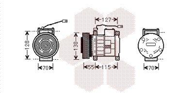 VAN WEZEL 2100K032 / Compressore, Climatizzatore