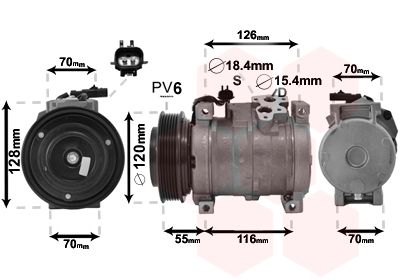 VAN WEZEL 2100K068 / Compressore, Climatizzatore