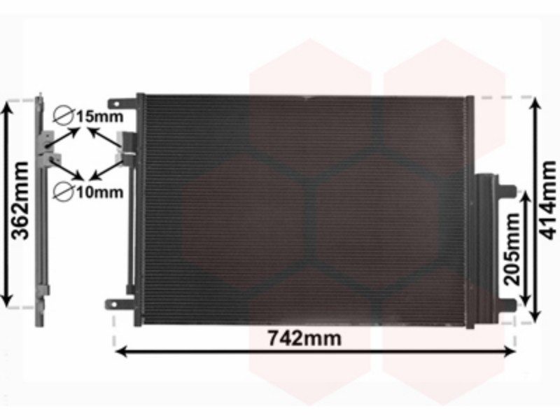 VWZ condenser with drier