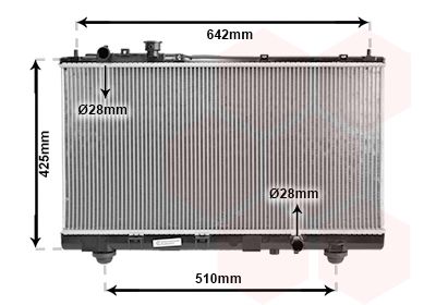 VAN WEZEL 27002173 / Radiatore, Raffreddamento motore