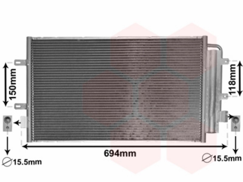 Condenser with dryer