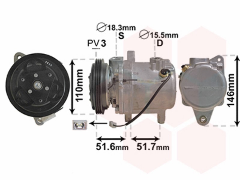 Air conditioning compressor