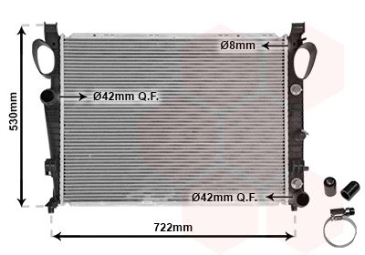 VAN WEZEL 30002311 / Radiatore, Raffreddamento motore *** IR PLUS ***