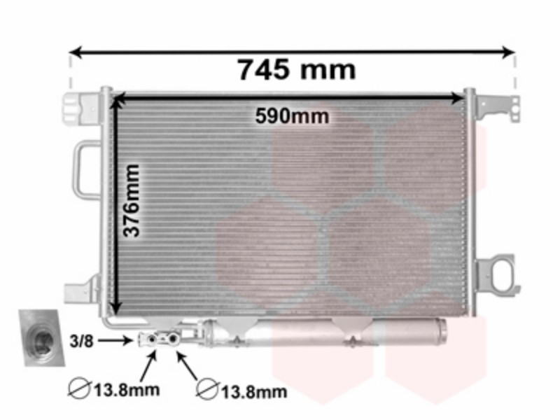 VWZ condenser with drier