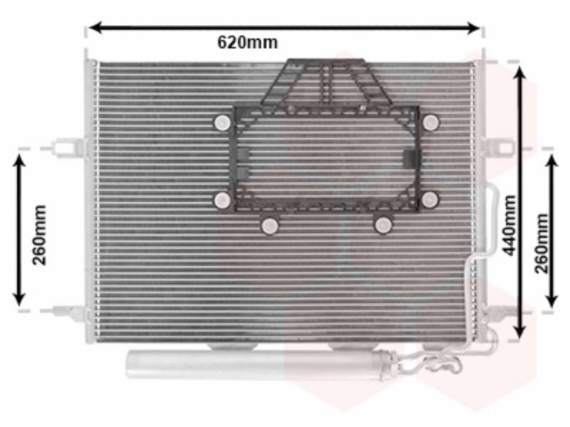 Condenser with dryer