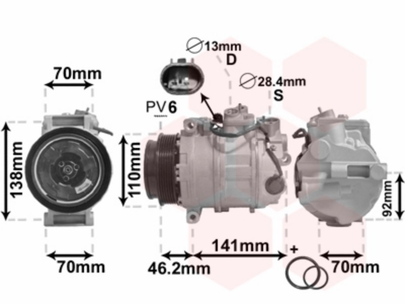 Air conditioning compressor